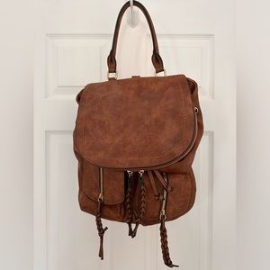 Leather Backpack Purse